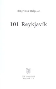 101 Reykjavik cover
