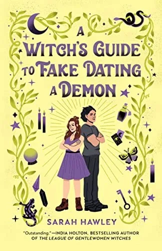 A Witch's Guide to Fake Dating a Demon (Glimmer Falls, #1) cover