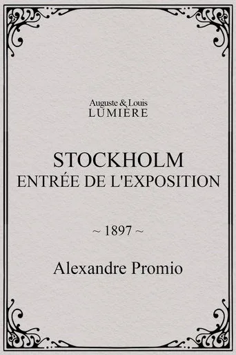 Stockholm, entrée de l'exposition cover