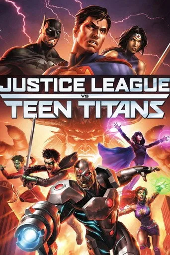 Justice League vs. Teen Titans cover